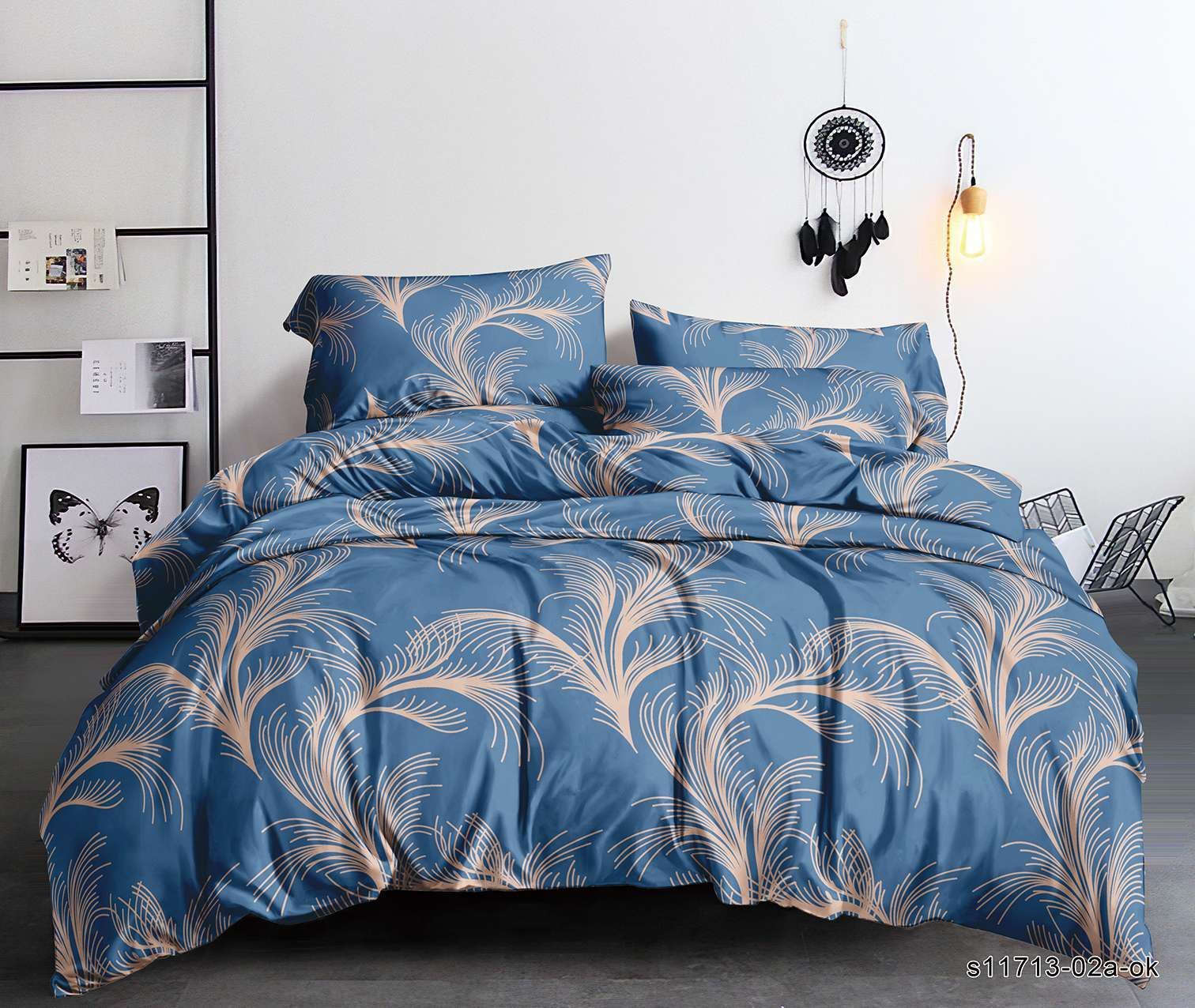 КПБ  полисатин с европростыней Pandora <11713-02 S/P>