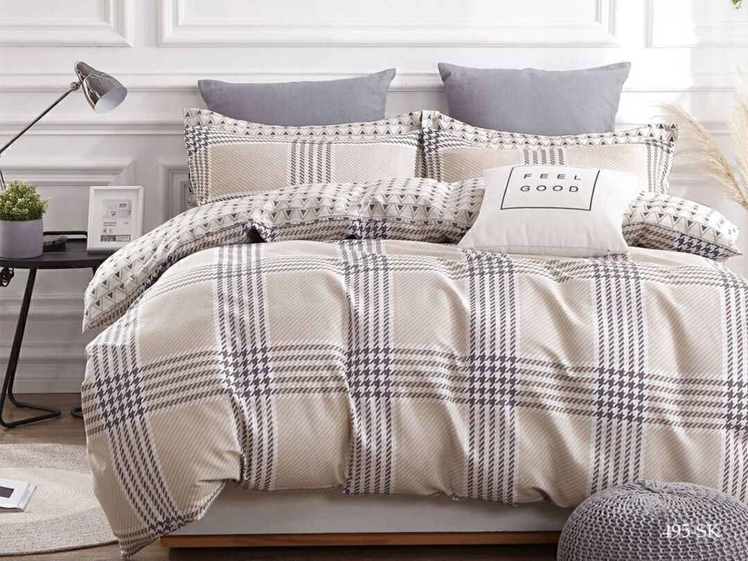 КПБ 2сп сатин в коробке (нав 70*70) Satin de Luxe SK Клео <495-SK>