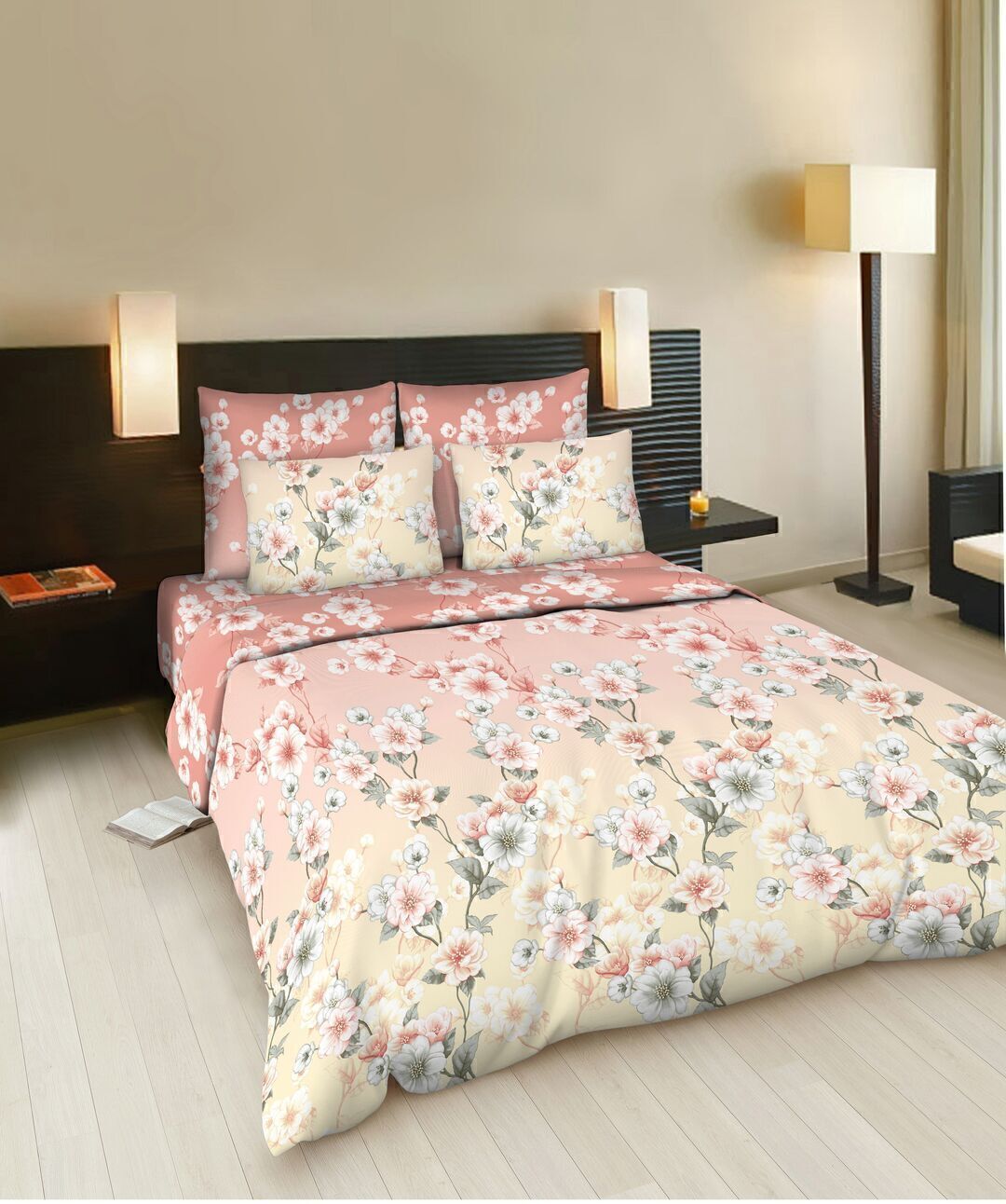 КПБ 2сп бязь Бояртекс (Акварель) <6009-1>