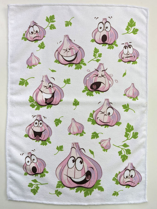 Салфетка из микрофибры Cherir/Черир <4213195-2,  34*48 Чеснок>