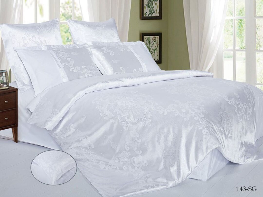 КПБ семейный сатин-жаккард Satin Jacquard SG Клео <SG-143>