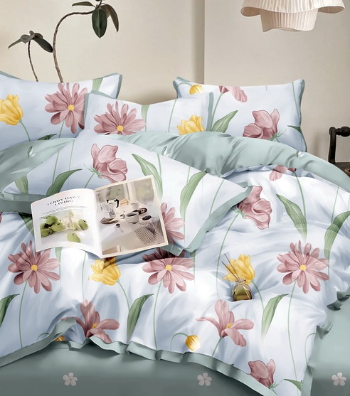 КПБ  с европростыней сатин Элеганс Viola <Т25-0412>