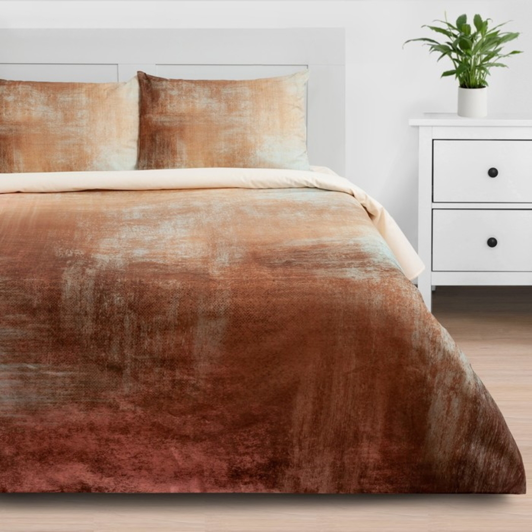 КПБ 1,5сп поплин Этель <Beige grade, нав.50*70-2шт>