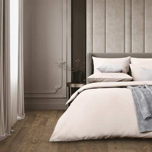 КПБ  страйп-сатин (нав 50*70) Verossa Stripe <70243 Antique White>