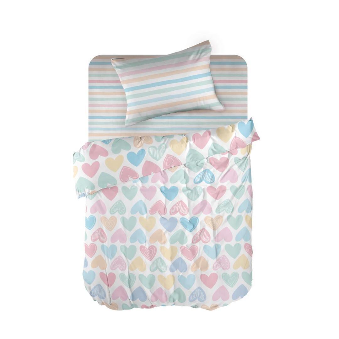 КПБ в детскую кроватку перкаль Wenge baby <972860 Hearts>