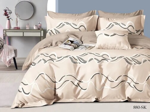 КПБ 1,5сп сатин в коробке (нав 70*70) Satin de Luxe SK Клео <880-SK>