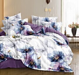 КПБ семейный поплин Оливковая коллекция Реноме 