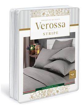 КПБ  страйп-сатин (нав 50*70) Verossa Stripe <70243 Antique White>