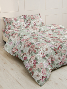 КПБ  с  простыней бязь Шуя Реноме <217431> 