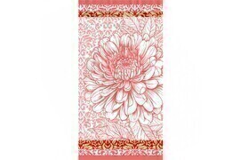 Полотенце махровое 70*140  Юрьев-Польский<7813 Георгин,  70*140, банное>