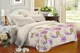 КПБ семейный полисатин Pandora <4810>