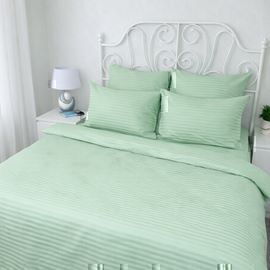 КПБ страйп-сатин однотонный Графитовая коллекция Реноме 