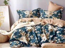 КПБ евро сатин в коробке Satin de Luxe SK Клео <619-SK>