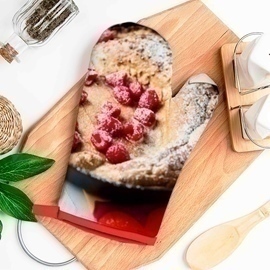 Рукавичка стеганая 26*18 хлопок Бояртекс (Интер) М<Малиновый пирог>