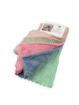 Салфетка для уборки 30*30-5шт микрофибра 45615401 7Я (арт.45615401)