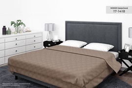 Покрывало ультрастеп однотонное полисатин Бояртекс, 17-1418, мокко